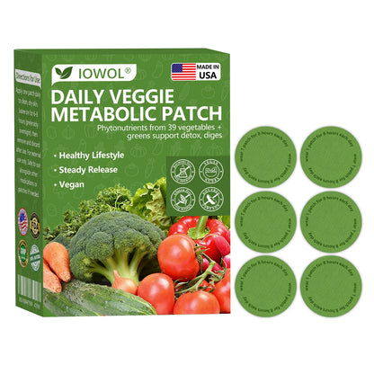 🥦𝐎𝐟𝐟𝐢𝐜𝐢𝐚𝐥 𝐒𝐭𝐨𝐫𝐞 | 𝐈𝐎𝐖𝐎𝐋® 𝐃𝐚𝐢𝐥𝐲 𝐕𝐞𝐠𝐞𝐭𝐚𝐛𝐥𝐞 𝐌𝐞𝐭𝐚𝐛𝐨𝐥𝐢𝐜 𝐏𝐚𝐭𝐜𝐡 𝐮𝐬𝐞𝐬 𝐨𝐫𝐠𝐚𝐧𝐢𝐜 𝐯𝐞𝐠𝐞𝐭𝐚𝐛𝐥𝐞 𝐞𝐱𝐭𝐫𝐚𝐜𝐭𝐬 𝐚𝐧𝐝 𝐩𝐡𝐲𝐭𝐨𝐧𝐮𝐭𝐫𝐢𝐞𝐧𝐭𝐬 𝐟𝐫𝐨𝐦 𝟑𝟗 𝐯𝐞𝐠𝐞𝐭𝐚𝐛𝐥𝐞𝐬 + 𝐠𝐫𝐞𝐞𝐧𝐬 𝐭𝐨 𝐬𝐮𝐩𝐩𝐨𝐫𝐭 𝐝𝐞𝐭𝐨𝐱, 𝐝𝐢𝐠𝐞𝐬𝐭𝐢𝐨𝐧 & 𝐦𝐞𝐭𝐚𝐛𝐨𝐥𝐢𝐜 𝐫𝐞𝐬𝐞𝐭, 𝐚𝐧𝐝 𝐛𝐨𝐨𝐬𝐭 𝐞𝐧𝐞𝐫𝐠𝐲 𝐟𝐨𝐫 𝐚𝐥𝐥-𝐝𝐚𝐲 𝐰𝐞𝐥𝐥𝐧𝐞𝐬𝐬.