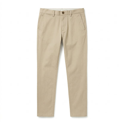 Nkollzqu™ Stonebridge Stretch Tapered Chino Pants – Men's Slim-Straight Casual Work Trousers