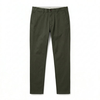 Nkollzqu™ Stonebridge Stretch Tapered Chino Pants – Men's Slim-Straight Casual Work Trousers